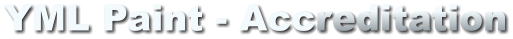 YML Paint - Accreditation
